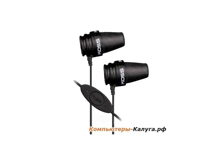 Наушники KOSS iSPARK (10-20000 Гц, 16 Ом, 112 Дб, шнур 1,2м)вкладыши с микрофоном на шнуре-0