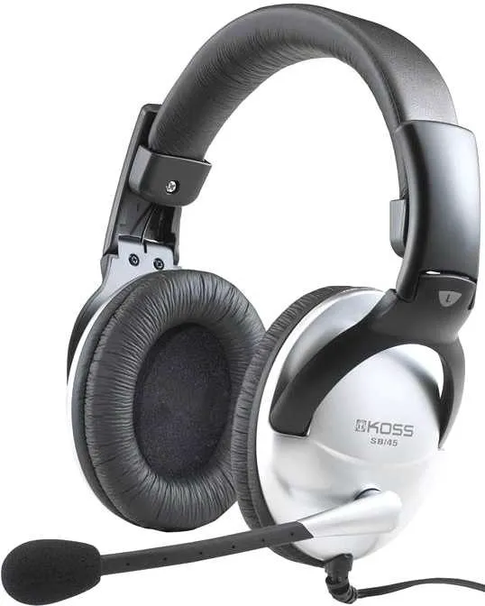 Наушники с микрофоном Koss SB-45 2x3.5 мм чёрный, 15102961-0
